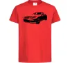 Детская футболка Mercedes car Красный фото