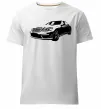 Чоловіча преміум футболка Mercedes car Білий фото