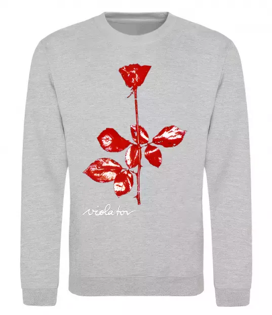 Світшот DepecheMode-Violator Сірий меланж фото