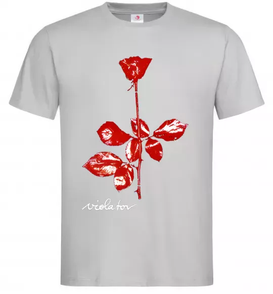 Чоловіча футболка DepecheMode-Violator Сірий фото