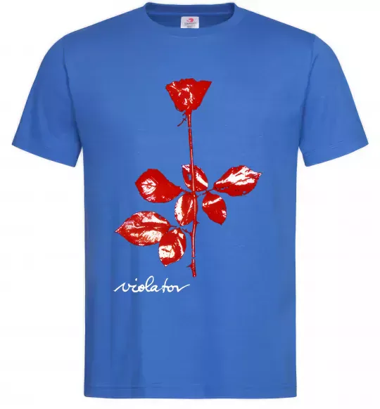 Чоловіча футболка DepecheMode-Violator Яскраво-синій фото