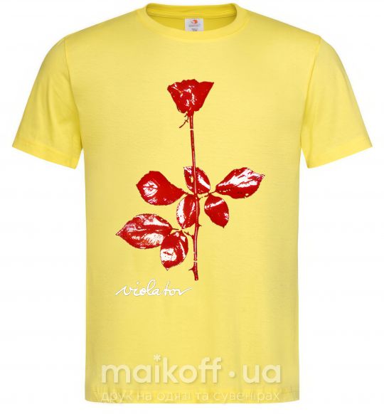 Мужская футболка DepecheMode-Violator Лимонный фото