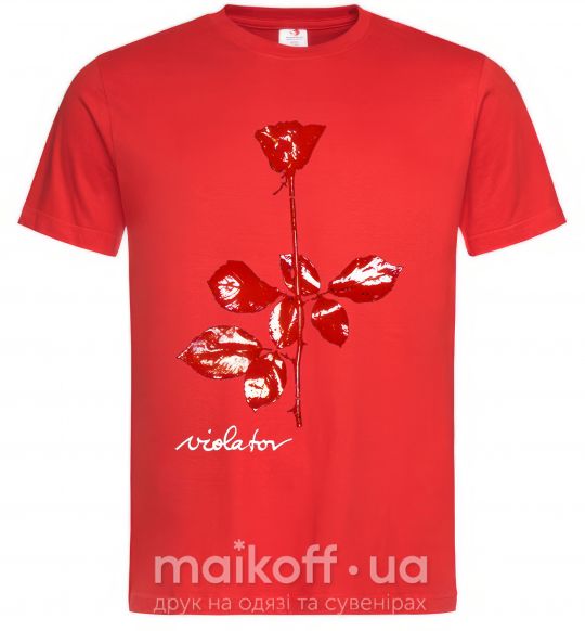 Мужская футболка DepecheMode-Violator Красный фото