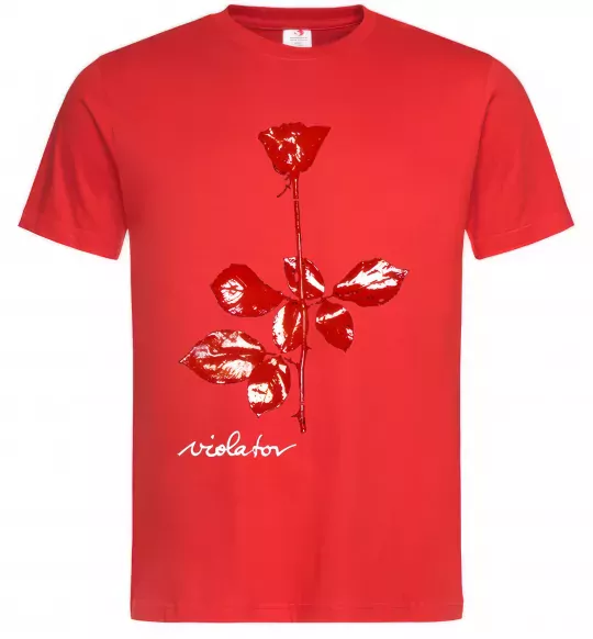 Чоловіча футболка DepecheMode-Violator Червоний фото