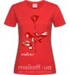 Женская футболка DepecheMode-Violator Красный фото