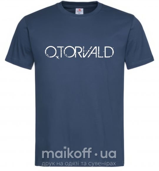 Чоловіча футболка Otorvald Темно-синій фото