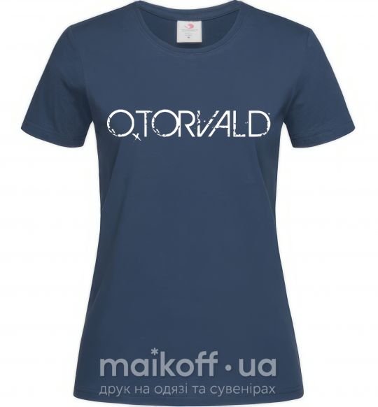 Женская футболка Otorvald Темно-синий фото