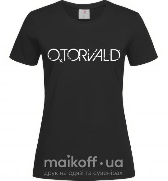 Жіноча футболка Otorvald Чорний фото