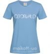 Жіноча футболка Otorvald Блакитний фото