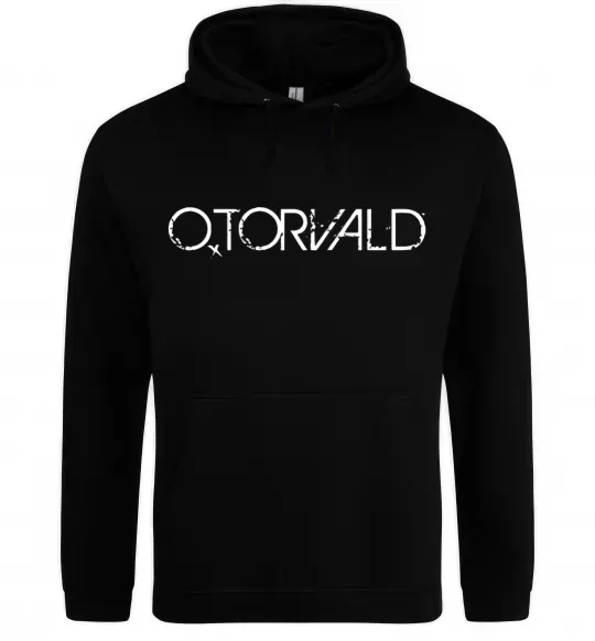 Мужская толстовка (худи) Otorvald Черный фото