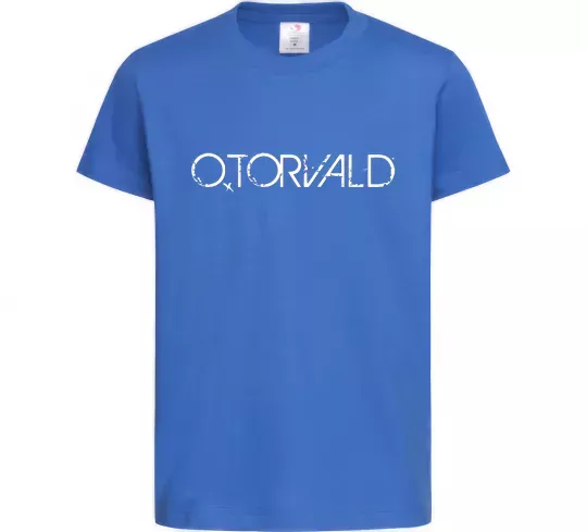Детская футболка Otorvald Ярко-синий фото