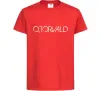 Детская футболка Otorvald Красный фото