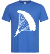 Чоловіча футболка Парашютист Яскраво-синій фото