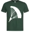 Чоловіча футболка Парашютист Темно-зелений фото