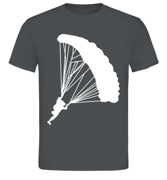 Чоловіча футболка Парашютист Графіт фото