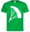 Чоловіча футболка Парашютист Зелений фото