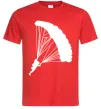 Чоловіча футболка Парашютист Червоний фото
