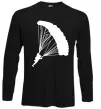 Лонгслив Парашютист Черный фото