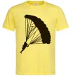 Чоловіча футболка Парашютист Лимонний фото