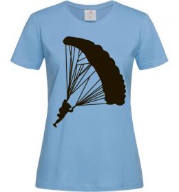 Женская футболка Парашютист