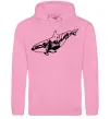 Жіноча толстовка (худі) Кит гори Рожевий фото