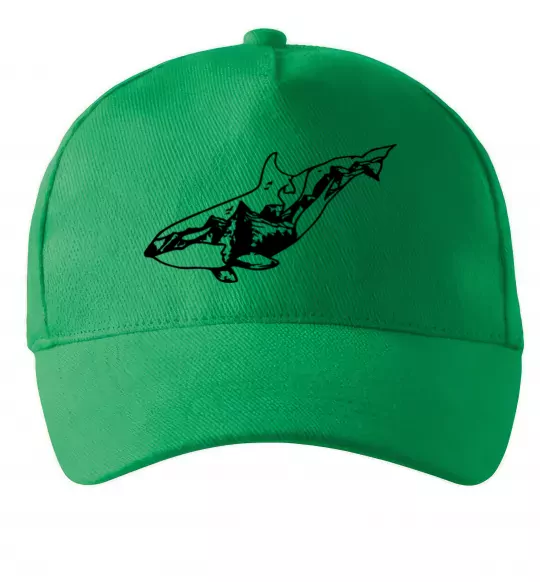 Кепка Кит гори Зелений фото