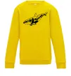 Детский Свитшот Кит гори Солнечно желтый фото