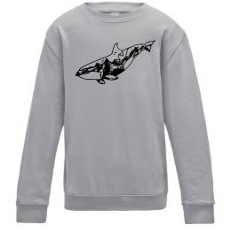 Дитячий світшот Кит гори