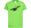 Детская футболка Кит гори Лаймовый Детская футболка Кит гори Лаймовый фото