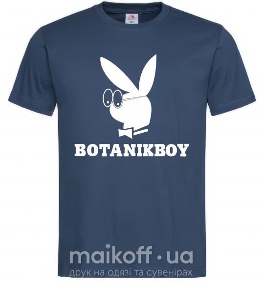 Мужская футболка Playboy botanikboy Темно-синий фото