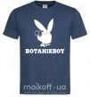 Чоловіча футболка Playboy botanikboy Темно-синій фото
