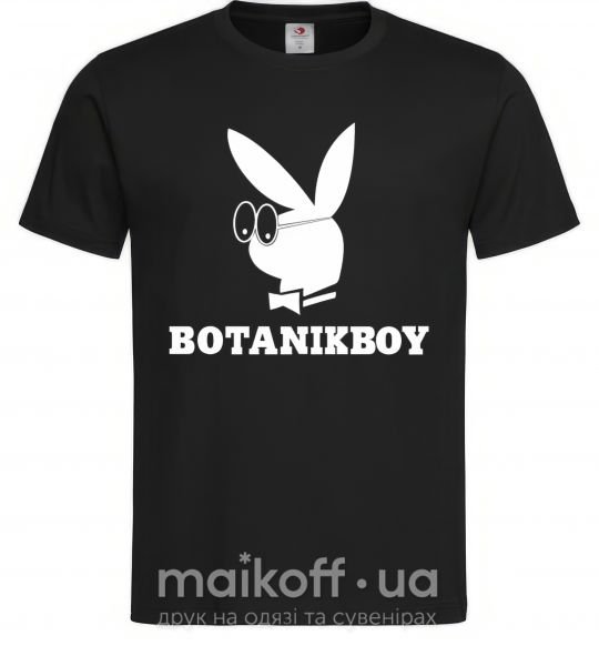 Мужская футболка Playboy botanikboy Черный фото