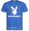 Чоловіча футболка Playboy botanikboy Яскраво-синій фото
