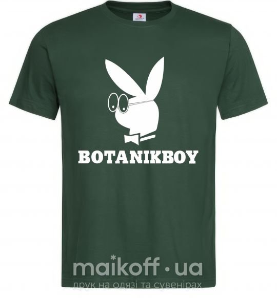Мужская футболка Playboy botanikboy Темно-зеленый фото