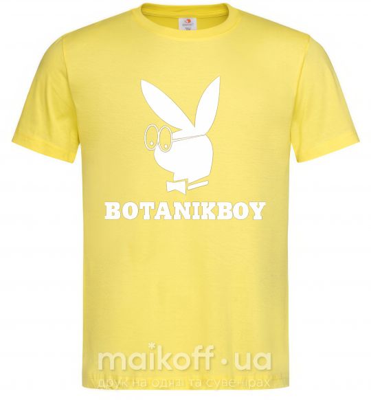 Чоловіча футболка Playboy botanikboy Лимонний фото