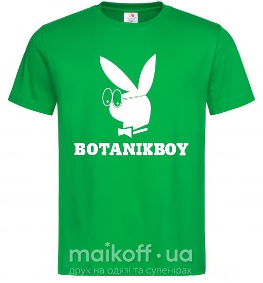 Мужская футболка Playboy botanikboy Зеленый фото