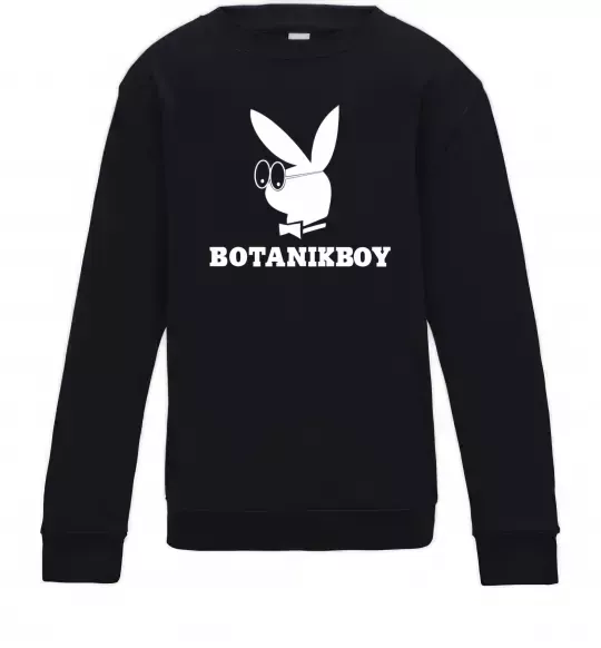 Детский Свитшот Playboy botanikboy Черный фото
