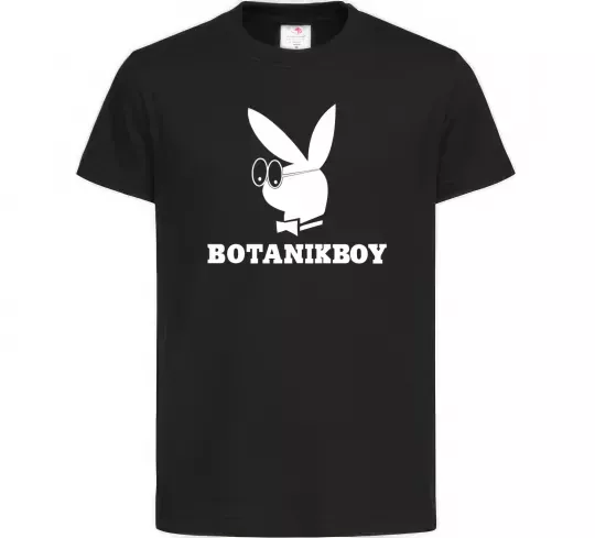 Дитяча футболка Playboy botanikboy Чорний фото