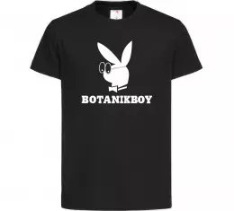 Детская футболка Playboy botanikboy Черный фото