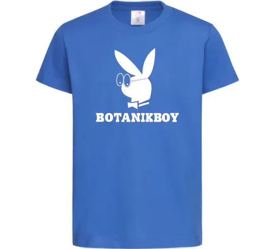 Дитяча футболка Playboy botanikboy Яскраво-синій фото