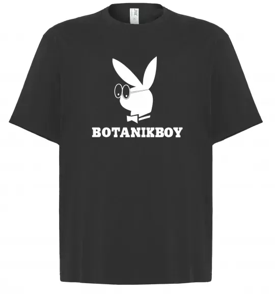 Футболка Оверсайз Playboy botanikboy Черный фото