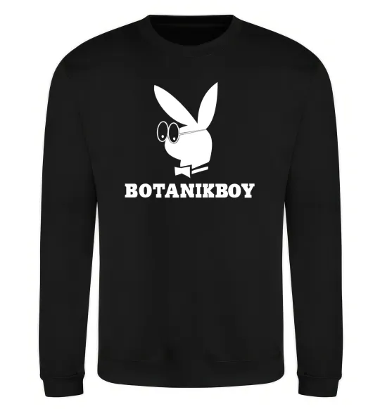 Світшот Playboy botanikboy Чорний фото