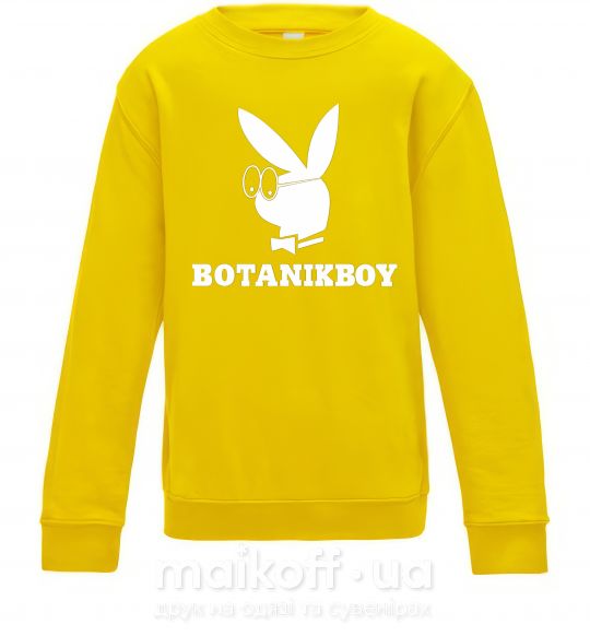 Дитячий світшот Playboy botanikboy Сонячно жовтий фото
