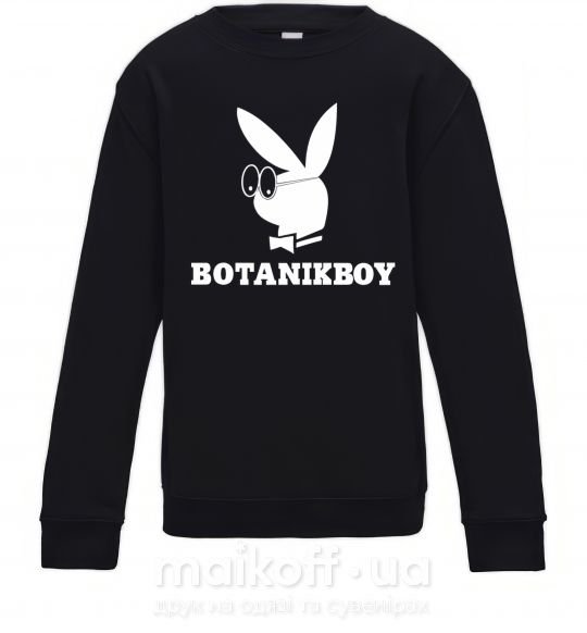 Дитячий світшот Playboy botanikboy Чорний фото