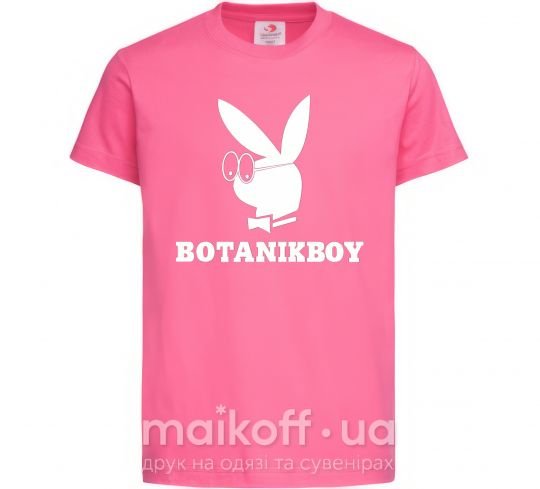 Дитяча футболка Playboy botanikboy Яскраво-рожевий фото