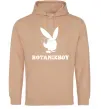 Женская толстовка (худи) Playboy botanikboy Песочный фото
