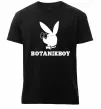 Чоловіча преміум футболка Playboy botanikboy Чорний фото