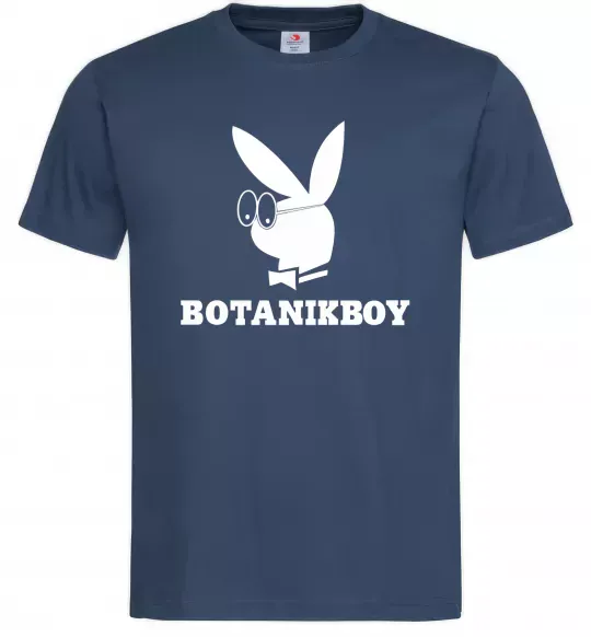 Чоловіча футболка Playboy botanikboy Темно-синій фото