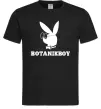 Чоловіча футболка Playboy botanikboy Чорний фото