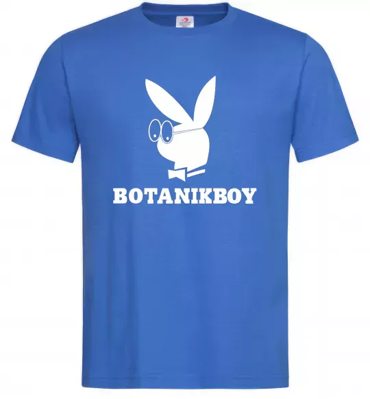 Чоловіча футболка Playboy botanikboy Яскраво-синій фото